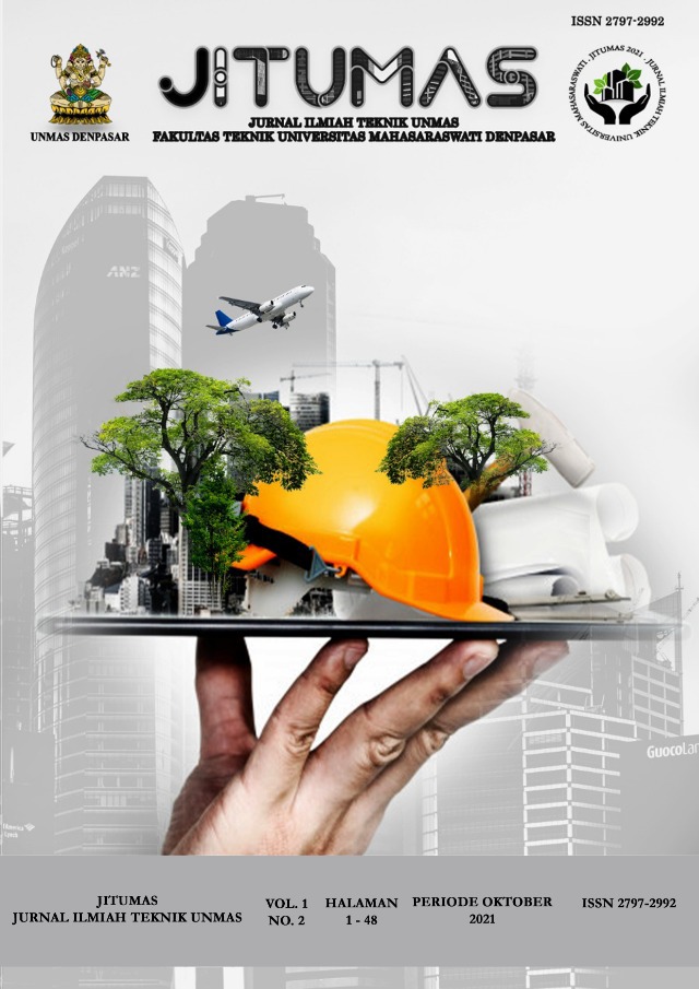 					View Vol. 1 No. 2 (2021): Jurnal Ilmiah Teknik UNMAS Denpasar
				